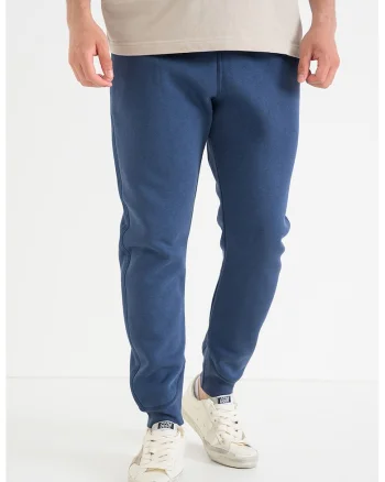 Pantaloni de trening cu snur in talie Premium Core, Albastru oceanic