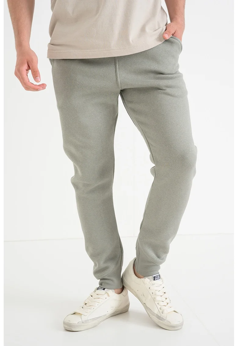 Pantaloni de trening cu snur in talie Premium Core, Verde fistic