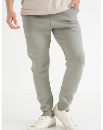 Pantaloni de trening cu snur in talie Premium Core, Verde fistic