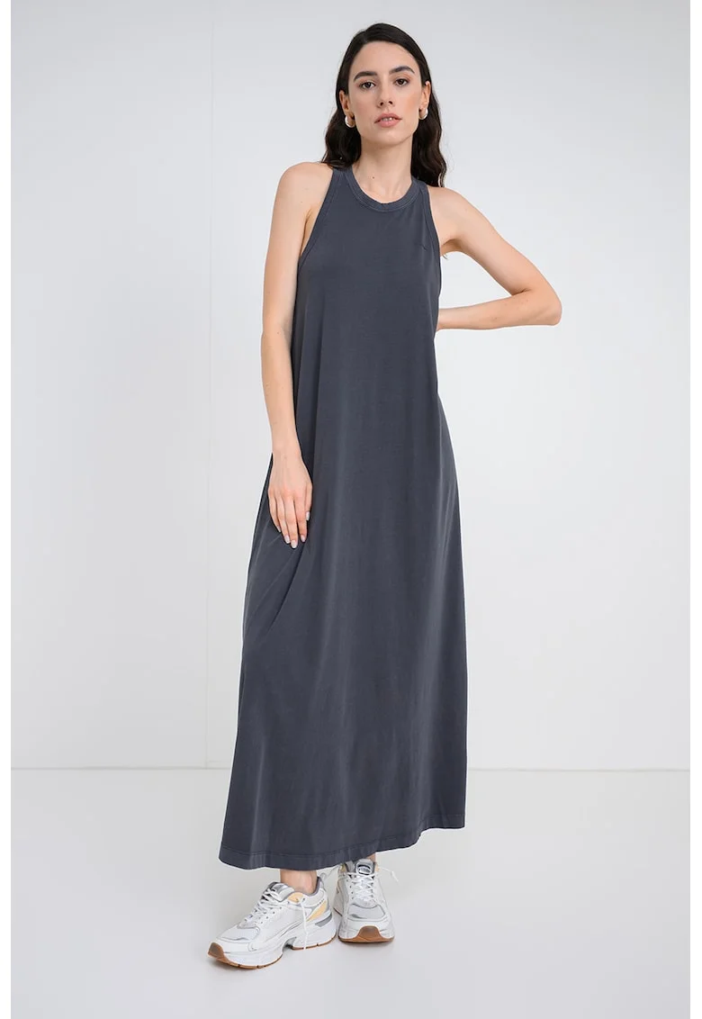 Rochie-top maxi, Gri antracit