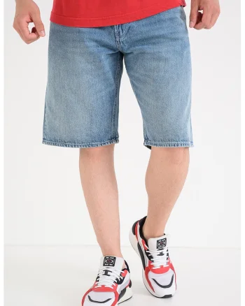Bermude din denim Deegie, Albastru stins