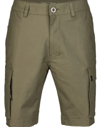 Pantaloni cargo scurti din amestec de bumbac