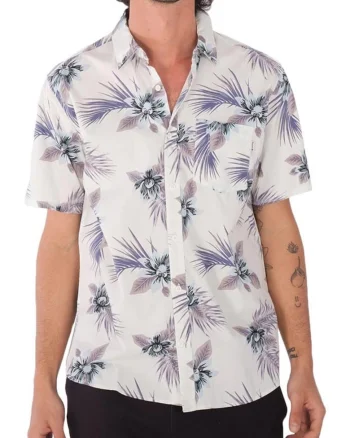Bumbac cu imprimeu floral Wedge Particle