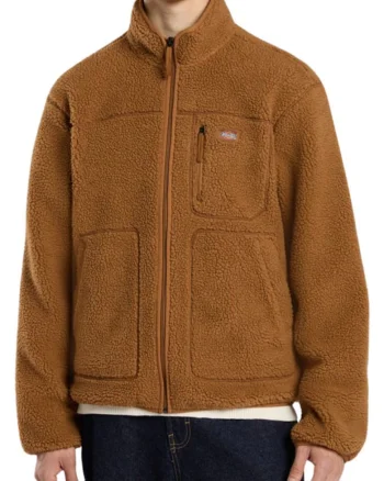 Hanorac din fleece cu fermoar