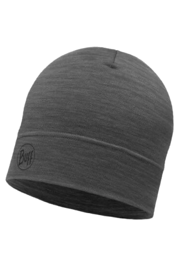Caciula  din lana lightweight model Solid Grey pentru Adulti