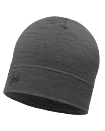 Caciula  din lana lightweight model Solid Grey pentru Adulti