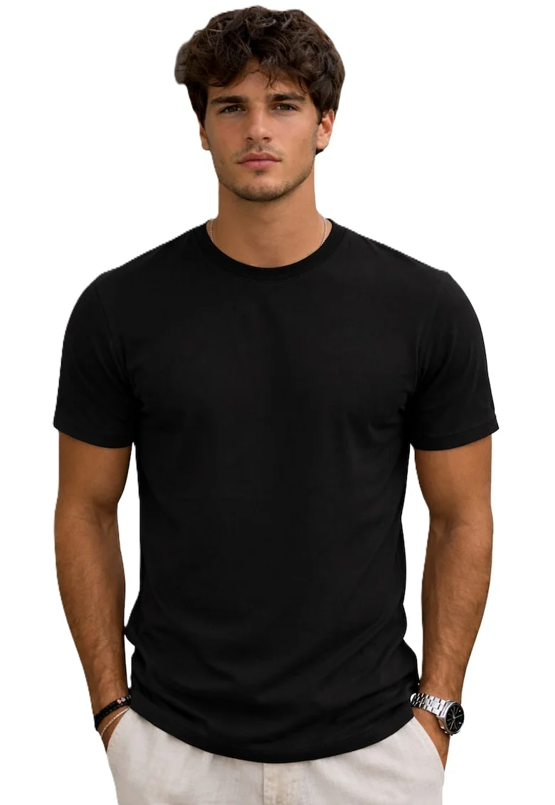 Tricou din bumbac uni
