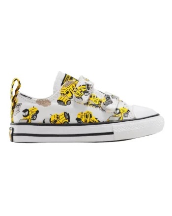 Pantofi sport Chuck Taylor All Star cu banda velcro si imprimeu