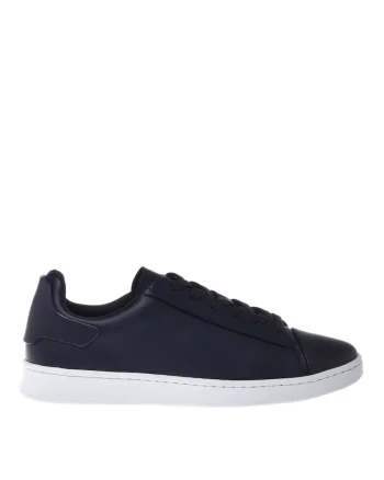 Pantofi sport uni de piele, Albastru