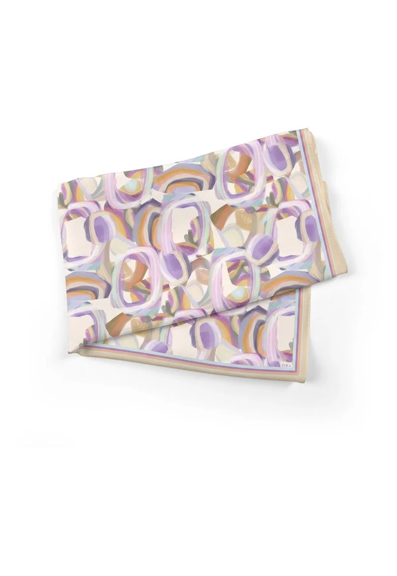 Esarfa cu abstract elegant 140x140cm