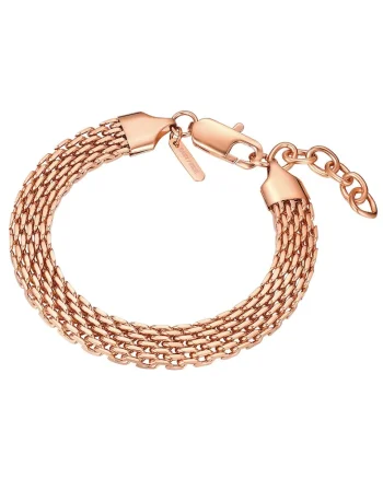 Bratara placata cu aur rose de 14K, Auriu rose