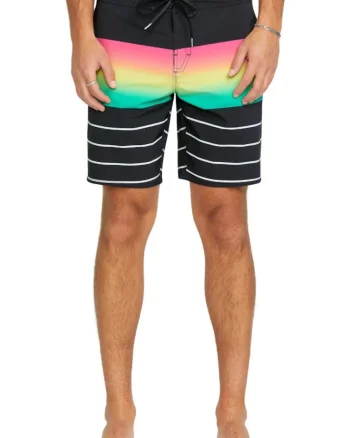 Pantaloni scurti de baie cu model in dungi