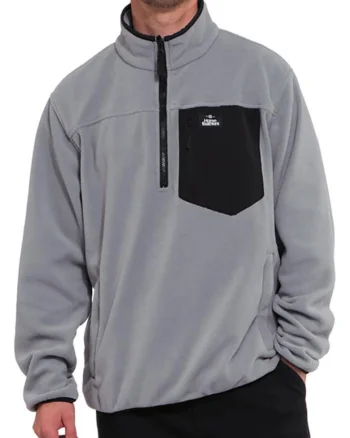 Bluza de trening cu fenta cu fermoar
