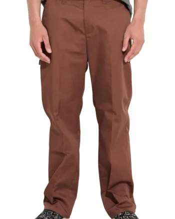 Pantaloni din amestec de bumbac cu buzunare cu refilet pe partea din spate