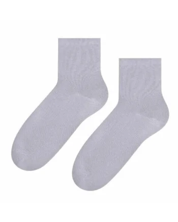 Sosete bumbac simple  S037, Gri deschis