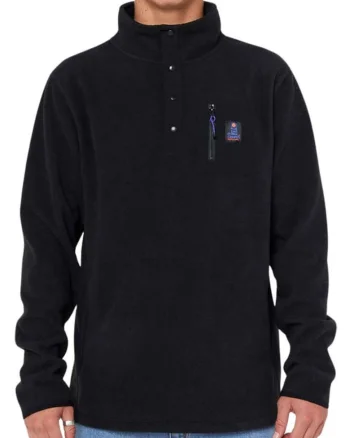 Fleece cu guler mediu