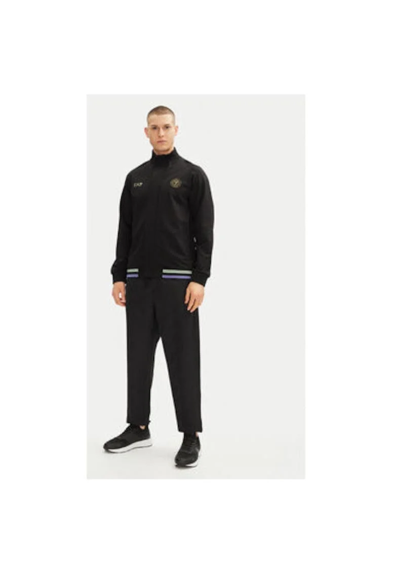Hanorc barbati  Emporio Armani, 7M000258 AF13526, Poliester, Negru, Negru