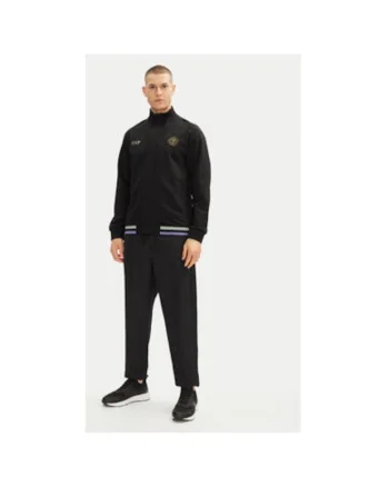 Hanorc barbati  Emporio Armani, 7M000258 AF13526, Poliester, Negru, Negru