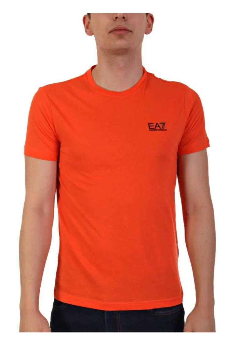 Tricou barbati,  Bumbac, Portocaliu