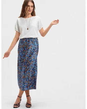 Tricou lejer din bumbac, Alb