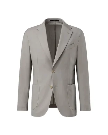 Sacou regular fit cu buzunare frontale