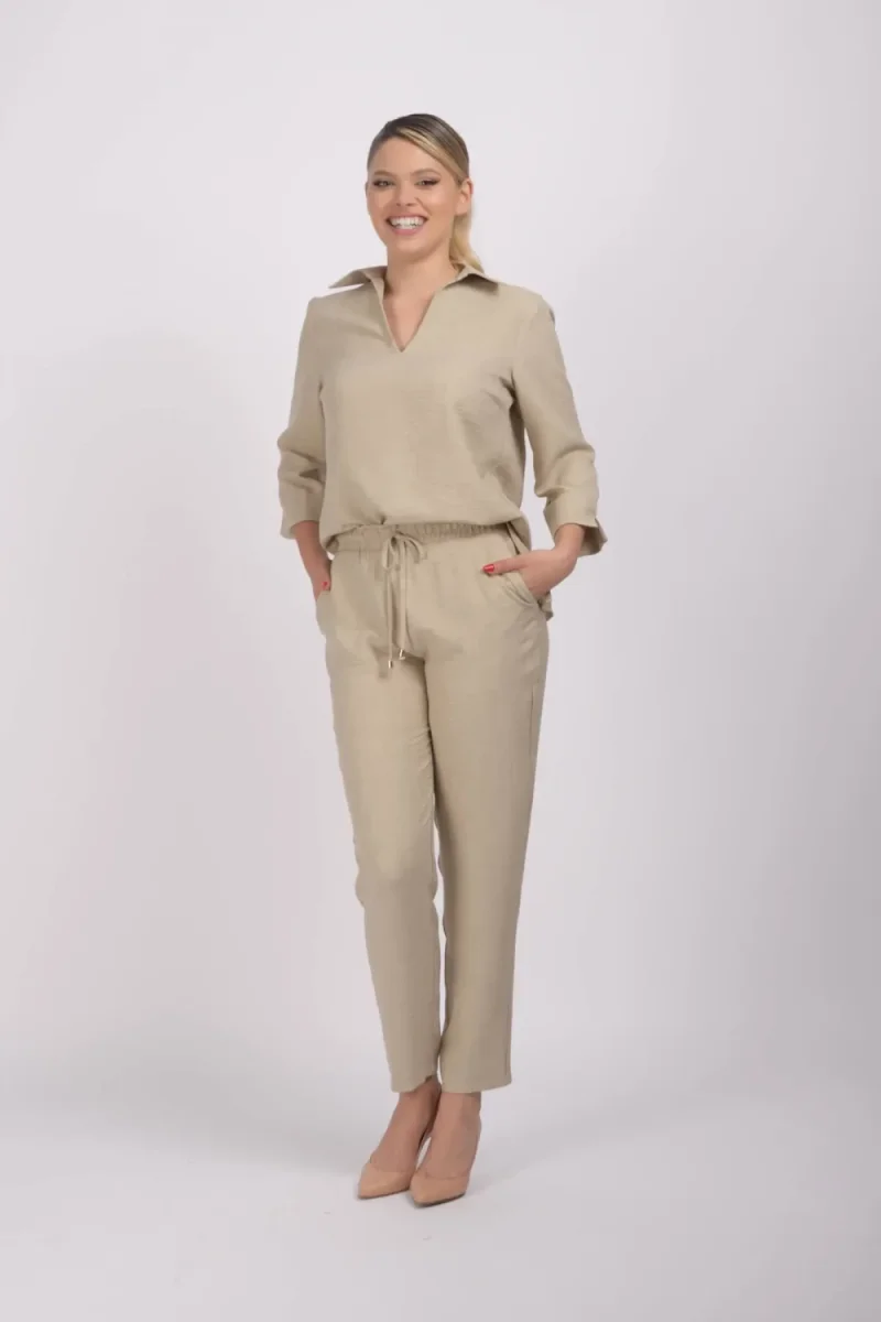 Bluza LaDonna bej jelera din vascoza