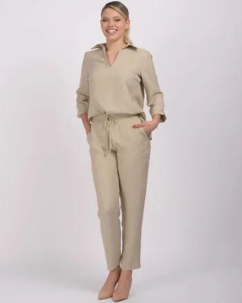 Bluza LaDonna bej jelera din vascoza