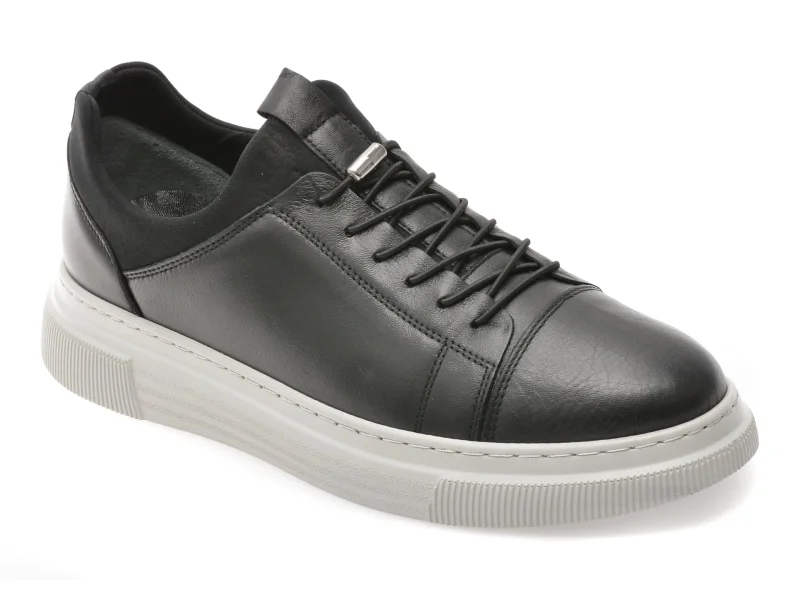 Pantofi GRYXX negri, BS3810, din piele naturala