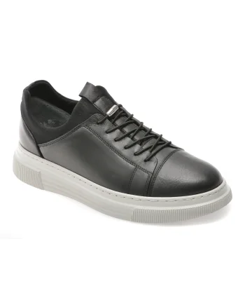 Pantofi GRYXX negri, BS3810, din piele naturala