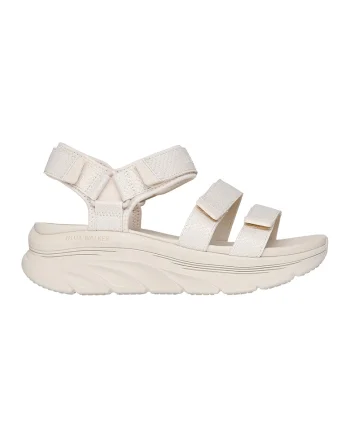 Sandale cu velcro D'Lux, Alb fildes