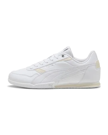 Pantofi sport Bella Donna din piele ecologica, Alb/Crem