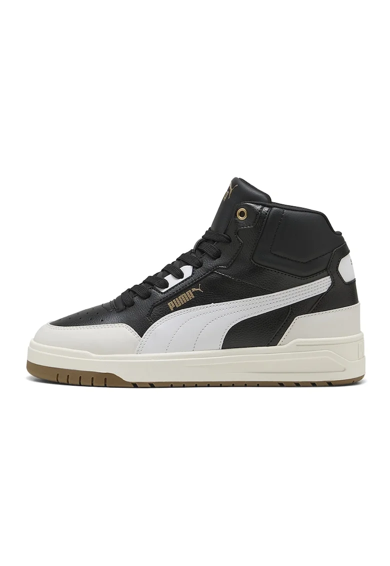 Pantofi sport cu model in doua nuante Shuffle Downtown, Negru/Gri deschis/Alb murdar