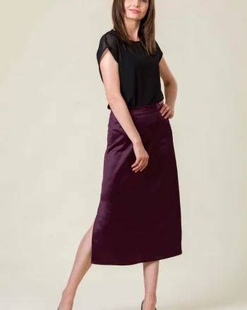 Fusta satin Nicola