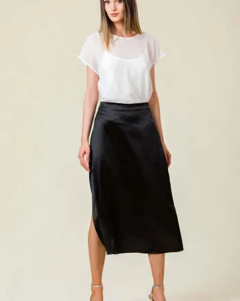 Fusta satin Nicola