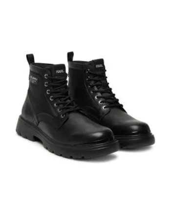 Ghete barbati,  piele, Negru