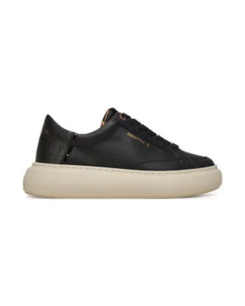 Tenisi dama,  piele naturala, negru, Negru