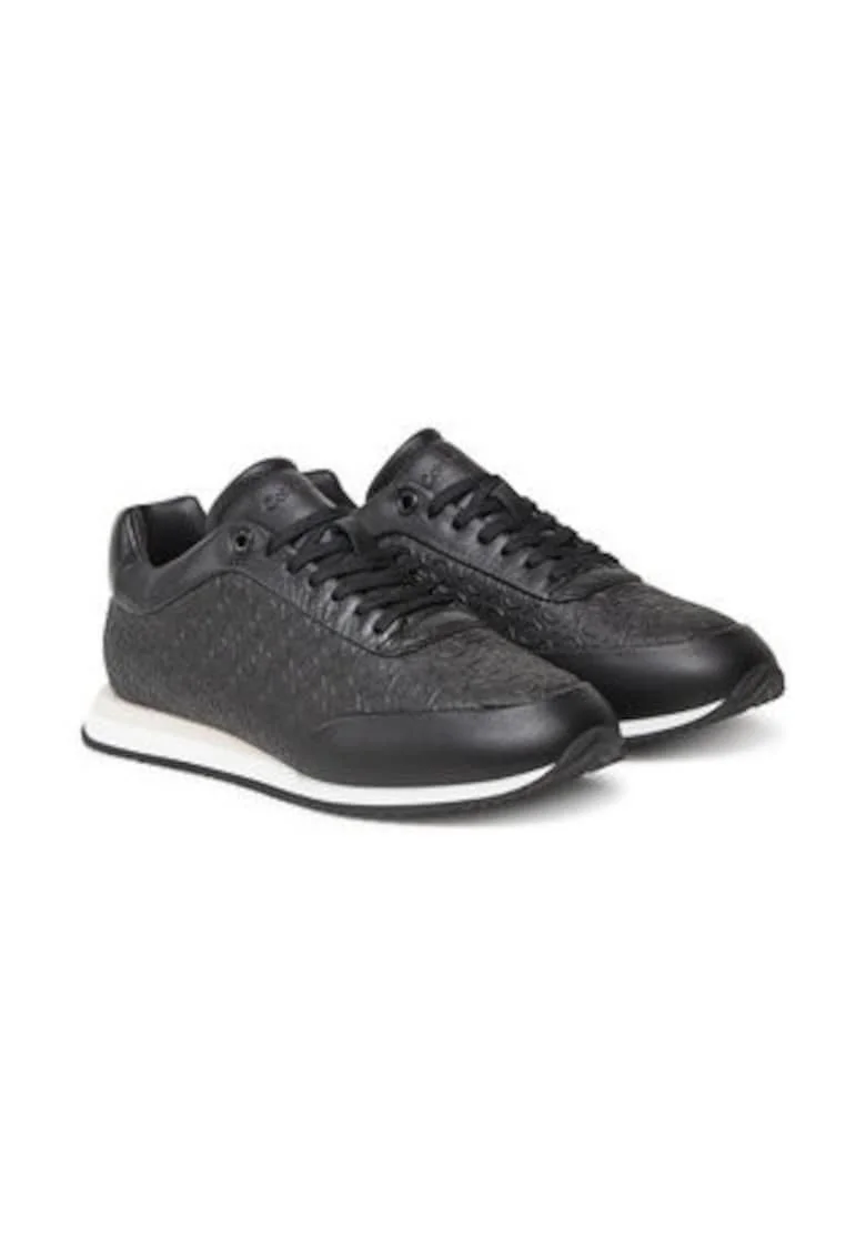 Tenisi dama 305198501,  Piele ecologica, Negru, Negru