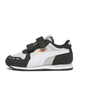 Pantofi sport cu inchidere velcro Cabana Racer SL 20, Portocaliu mandarina/Alb murdar/Gri antracit
