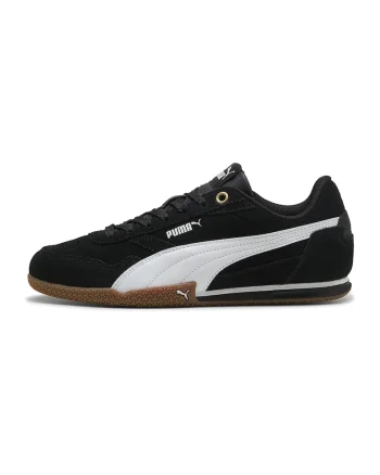 Pantofi sport Bella Donna de piele intoarsa cu garnituri de piele ecologica, Negru/Alb optic