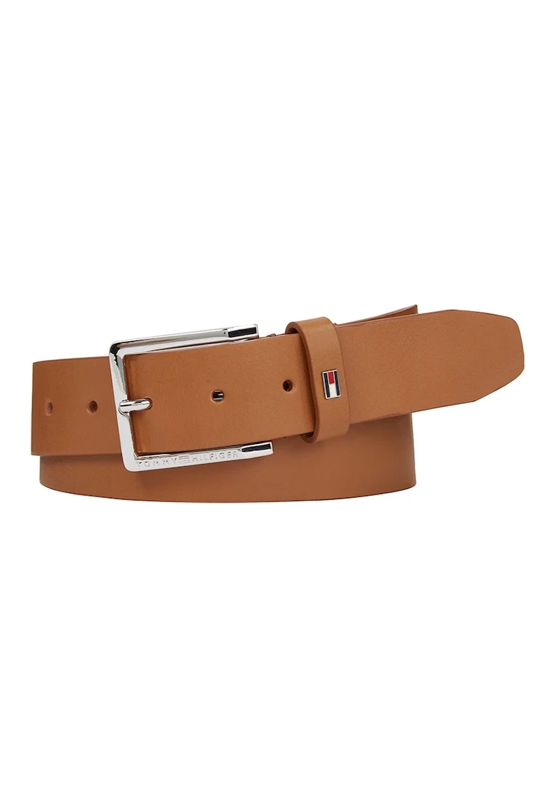 Curea de piele Oliver, Maro cognac