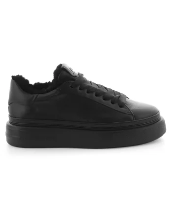 Tenisi dama 305659781,  Piele naturala, Negru