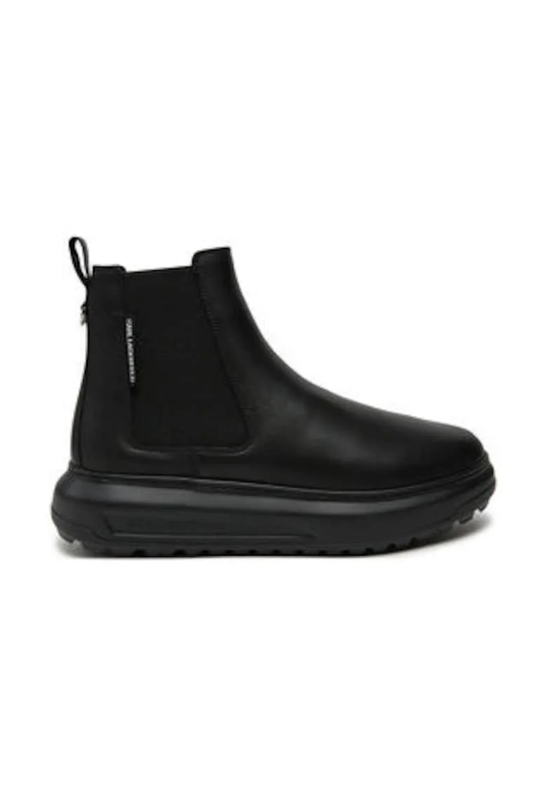 Ghete barbati,  piele naturala, negru