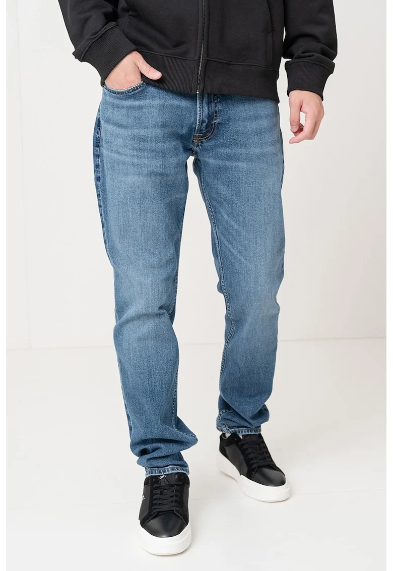 Blugi slim fit Hampton, Albastru melange