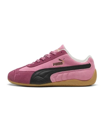 Pantofi sport Speedcat de piele intoarsa, Negru/Roz deschis