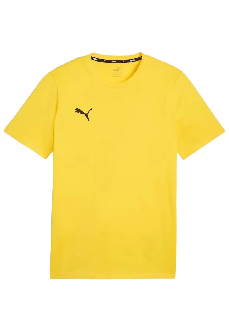 Tricou barbatesc  Team Goal, galben, bumbac, croiala regulata