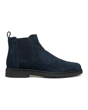 Ghete Chelsea din piele intoarsa, Bleumarin