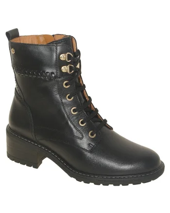 Botine dama  MEDINA, piele naturala, confort maxim, negre