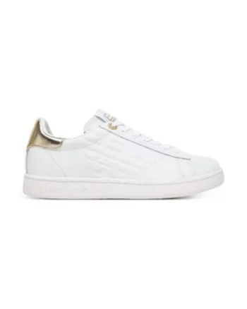 Tenisi dama 305577092, Emporio Armani  Piele naturala, Alb