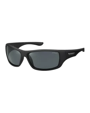 Ochelari de soare dreptunghiulari cu lentile polarizate, Negru stins