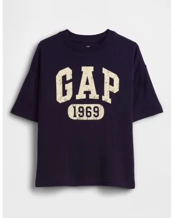Tricou lejer cu imprimeu logo, Violet